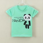 T-shirt manches courtes filles et garçons | Couverture en coton unisexe de dessin animé, pour bébés enfants