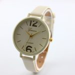 Haute qualité femmes montre décontracté dames occasionnels Faux cuir Quartz analogique montre-bracelet livraison directe Style 11