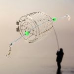 1 pièces 4.5*5.7 cm/4*4.6 cm/3.4*3.6 cm poisson petit acier inoxydable appât Cage panier mangeoire holderpeche leurre Cage accessoires de pêche