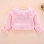 Lawadka-manteau bébé fille 100% coton | Manteau princesse en dentelle, avec nœud, tenue de fête d'anniversaire, pour nouveau-né, pour mariage