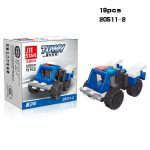 Mini transport réservoir avion voiture éducatif assemblé modèles blocs de construction compatibles petites briques jouets pour enfants