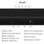 XGODY 20W barre de son TV Home cinéma BS-28A Bluetooth Super basse stéréo haut-parleur haut-parleur Subwoofer haut-parleurs haut-parleur pour la télévision