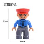 Grande taille figurines ville princesse Pirate policiers famille série blocs de construction compatibles marque Duploes éducation jouets