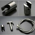 Shattaf kit de Douche pulvérisateur | Bidet à main, kit de Douche, robinet de Bidet, Nickel brossé, acier inoxydable 304