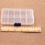 1 pièces multifonctionnel haute résistance 13*6*3 cm avec résistance Visible transparente en plastique leurre de pêche matériel de pêche boîte à appâts