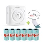 Photo Pocket Mini Thermal Printer Peripage A6 200 dpi 58mm Thermal Bluetooth Protable Mobile Receipt Phone Printer Android iOS