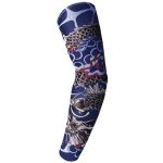 Manchon chauffe-bras Protection soleil, séchage rapide, estival, respirant en 3D avec tatouage, 1 pièce