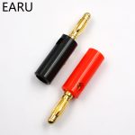 Vis de enceintes banane or 10 pièces | 4mm, connecteurs de plaques, en STOCK, livraison gratuite, noir rouge, vente en gros