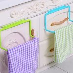 Organisateur de cuisine porte-serviettes support suspendu armoire de salle de bain armoire porte arrière cintre cuisine fournitures accessoires Cocina