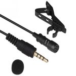 1/2 pièces/ensemble micro pince-on collier cravate téléphone portable Lavalier Microphone micro pour ios Android téléphone portable ordinateur portable tablette enregistrement