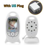 Wireless Video Baby Monitor 2.0 inch Color Security Camera 2 Way Talk NightVision IR LED Temperature Monitoring with 8 Lullaby