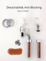 VIP link 3 fonction réglable Jetting pomme de douche salle de bain haute pression eau poche économie filtre SPA pommes de douche avec boîte