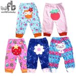 Pantalons PP pour enfants et filles | Vêtements de détail 5 pièces/paquet pour 0-2 ans