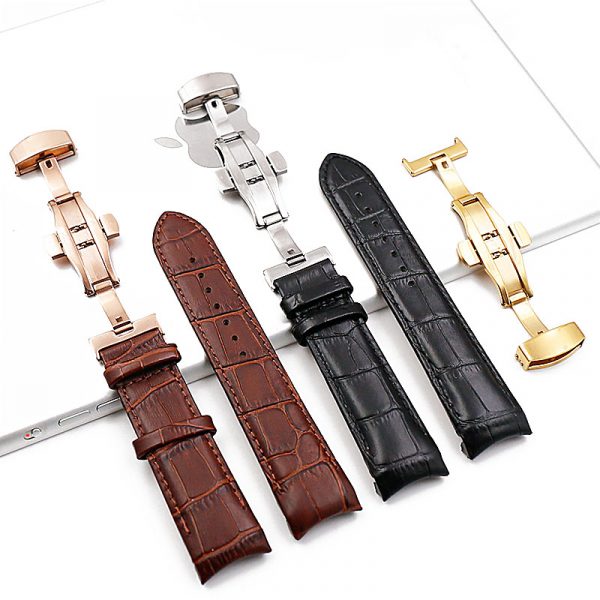Accessoires de montre bracelet en cuir pour Tissot bracelet 22mm23mm24mm1853 bibliothèque T035 hommes en cuir noir T610028591 montre hommes bracelet