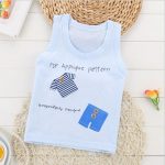 Chemise bébé Blouses enfants gilet sans manches t-shirt garçons nouveau enfant en bas âge chemises Cool impression coton dessin animé enfants filles haut simple