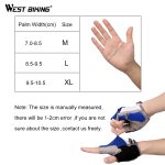 Gants antidérapants pour moto, gants de bicyclette respirants pour la moto à demi-doigt, gants de bicyclette de sport pour hommes pour femmes