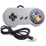 Contrôleur USB manette 2 pièces Super contrôleur de jeu SNES USB classique manette de jeu pour framboise pi