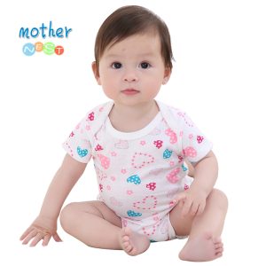 Combinaison imprimé de cœur pour bébé | Pyjama bébé, à la mode, motif imprimé de cœur, vêtements d'été pour bébés et tout-petits, 2018