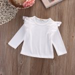 Vêtements en dentelle pour petites filles | En coton, à manches longues, vêtements pour petites filles, vêtements pour et hauts