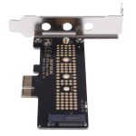 NVMe PCIe M.2 NGFF SSD vers PCIe x1 carte adaptateur PCIe x1 vers M.2 carte avec support