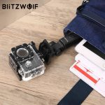 BlitzWolf 4 en 1 BW-BS3 Sport Bluetooth Selfie Stick Trépied pliable sans fil pliable et extensible pour GoPro 8 7 6 Osmo Action pour iPhone 11 X Xiaomi 9 Téléphone intelligent Samsung Samsung