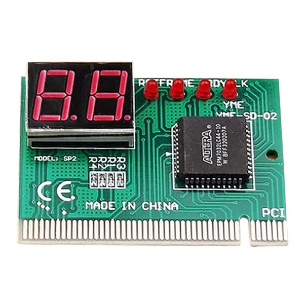 Affichage de diagnostic de testeur de carte mère PCI pour ordinateur de bureau à 2 chiffres