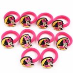 Bande élastique en Nylon 10 pièces Mickey Minnie Daisy | Cheveux, bande élastique pour cheveux, bandeau pour enfants, accessoires pour cheveux, bande de cheveux de fille, gomme pour cheveux de dessin animé