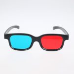 Nouveau rouge bleu 3D lunettes noir cadre pour dimensionnel anaglyphe TV film DVD jeu vidéo lunettes 3d lunettes pour projecteur Dlp JSX