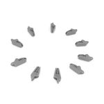 10 pièces tente auvent pince pince bâche en plein air camp randonnée kit auvent toile ancre pince snap mâchoire poignée caravane piège serrer outil