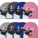 Bonnet en coton tricoté et chaud pour bébé | Automne 2018, bonnet chaud pour bébés, casquette pour bambins, enfant fille et garçon, imprimés, chapeau de bébé
