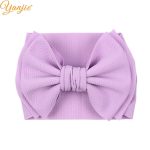 2020 nouveauté grand 7 "cheveux nœuds bandeau gaufre tissu élastique bandes de cheveux bricolage filles cheveux accessoires accessoires de mode