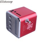 2019 TD-V26 haut-parleur Mini FM Radio récepteur MP3 lecteur de musique LCD barre de son Micro SD TF musique stéréo haut-parleur pour ordinateur portable