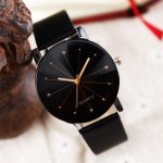 Femmes montres à Quartz Relogio Masculinos mode cadran temps hommes horloge en cuir robe ronde Case heure amoureux montre Bayan Kol Saat