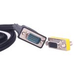 MINI adaptateur de changeur de sexe Com d-sub à mâle femelle VGA connecteur 15pin