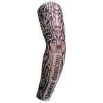 Manchon chauffe-bras Protection soleil, séchage rapide, estival, respirant en 3D avec tatouage, 1 pièce