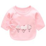 Luna Blanco chemise nouveau-né 0-3 mois bébé fille | Chemises en coton bébés, vêtements de base cou o, camisa bébé garçon chemises au point ouvert