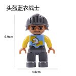 Grande taille figurines ville princesse Pirate policiers famille série blocs de construction compatibles marque Duploes éducation jouets