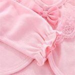 Lawadka-manteau bébé fille 100% coton | Manteau princesse en dentelle, avec nœud, tenue de fête d'anniversaire, pour nouveau-né, pour mariage