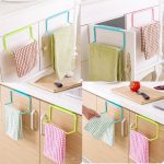 Porte-serviettes pour salle de bain cuisine de haute qualité porte-serviettes support suspendu organisateur salle de bain armoire placard cintre 8.30