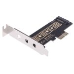 NVMe PCIe M.2 NGFF SSD vers PCIe x1 carte adaptateur PCIe x1 vers M.2 carte avec support