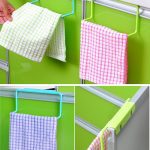Organisateur de cuisine porte-serviettes support suspendu armoire de salle de bain armoire porte arrière cintre cuisine fournitures accessoires Cocina