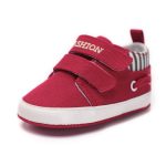 Bébé bébé garçon fille chaussures semelle souple toile solide chaussures pour nouveau-nés enfant en bas âge berceau mocassins 4 couleurs disponibles