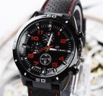 Haut de gamme marque de mode militaire montre à Quartz hommes sport montres-bracelets horloge heure mâle Relogio Masculino 8O75