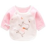 Luna Blanco chemise nouveau-né 0-3 mois bébé fille | Chemises en coton bébés, vêtements de base cou o, camisa bébé garçon chemises au point ouvert
