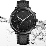 GUANQIN hommes montres horloge hommes marque haut de gamme chronographe de luxe masculin Sport en cuir Quartz montre-bracelet grand cadran Relogio Masculino