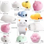 Jouet spongieux mignon Animal anti-Stress balle presser Mochi jouets en hausse Abreact doux collant Squishi soulagement du Stress jouets drôle cadeau
