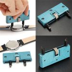 Ouvre-montre coque arrière outil universel réglable Kit de changement de batterie ouvre-couvercle dissolvant vis horloger outils pièces