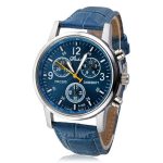GEMIXI-montre de luxe analogique hommes | Nouvelle mode Crocodile Faux cuir analogique, pour le traitement exquis, Oct.9, 2018