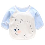 Luna Blanco chemise nouveau-né 0-3 mois bébé fille | Chemises en coton bébés, vêtements de base cou o, camisa bébé garçon chemises au point ouvert