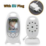 Wireless Video Baby Monitor 2.0 inch Color Security Camera 2 Way Talk NightVision IR LED Temperature Monitoring with 8 Lullaby